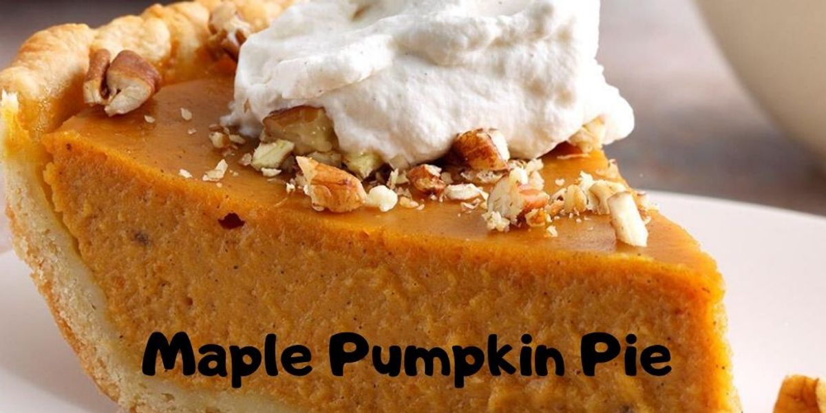 Maple Pumpkin Pie My Recipe Magic