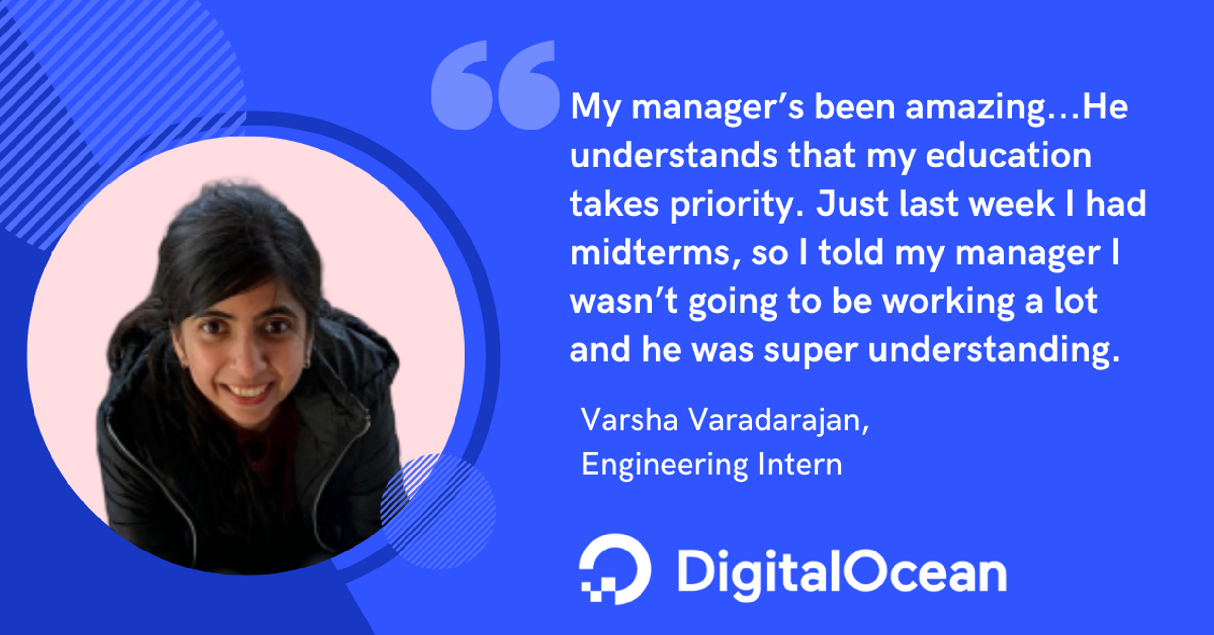Picture of Varsha Varadarajan of DigitalOcean