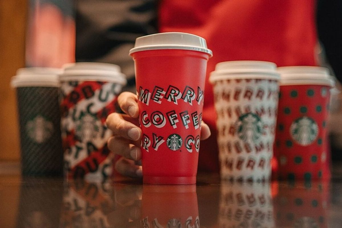 Starbucks' reusable holiday cups have arrived! Here's how to get one for free.