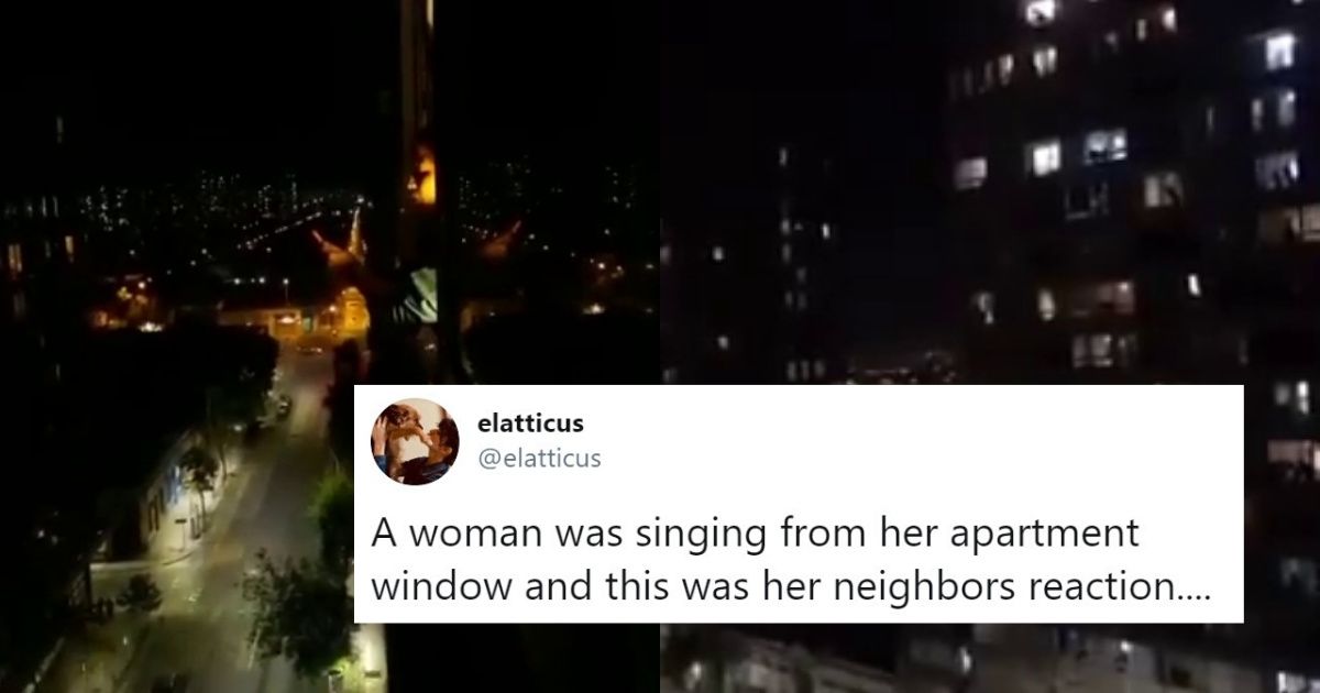 Opera Singer's Powerful Rendition Of Protest Anthem From Her Apartment Window Draws Rousing Ovation From Her Neighbors
