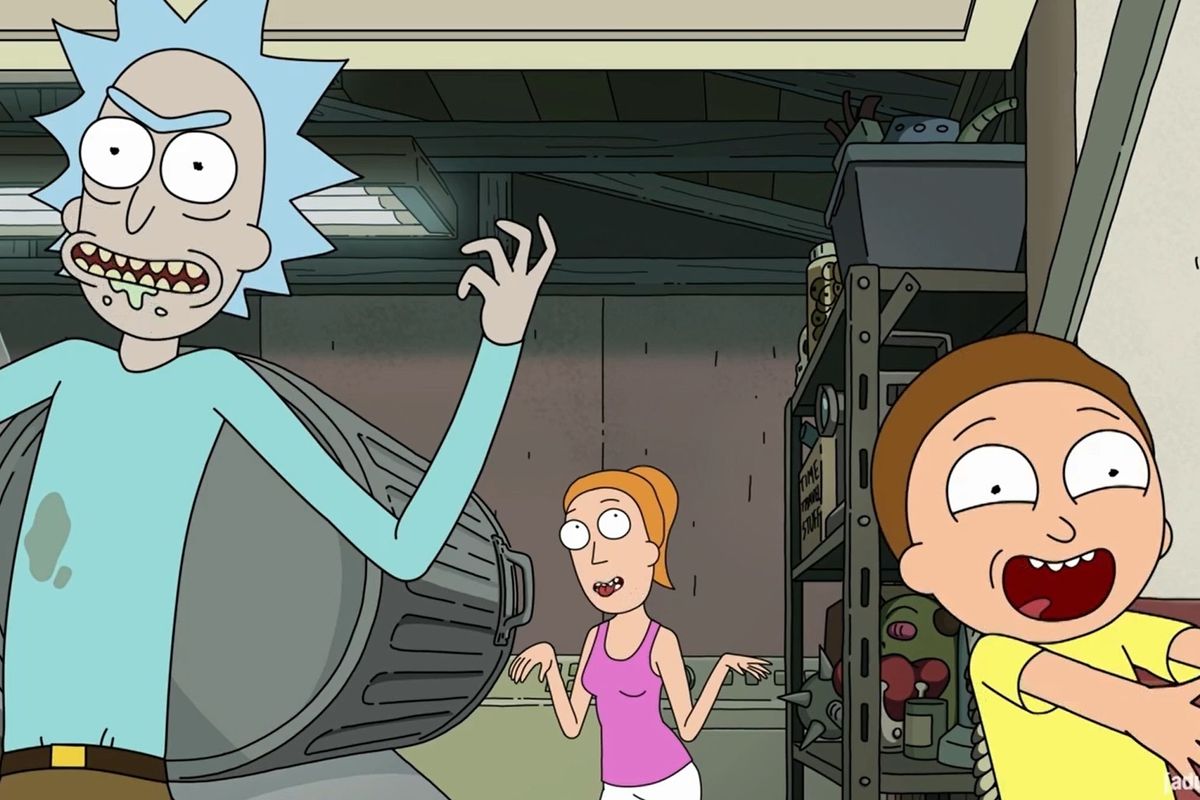 "Rick and Morty" Season 4, 100 Years riff