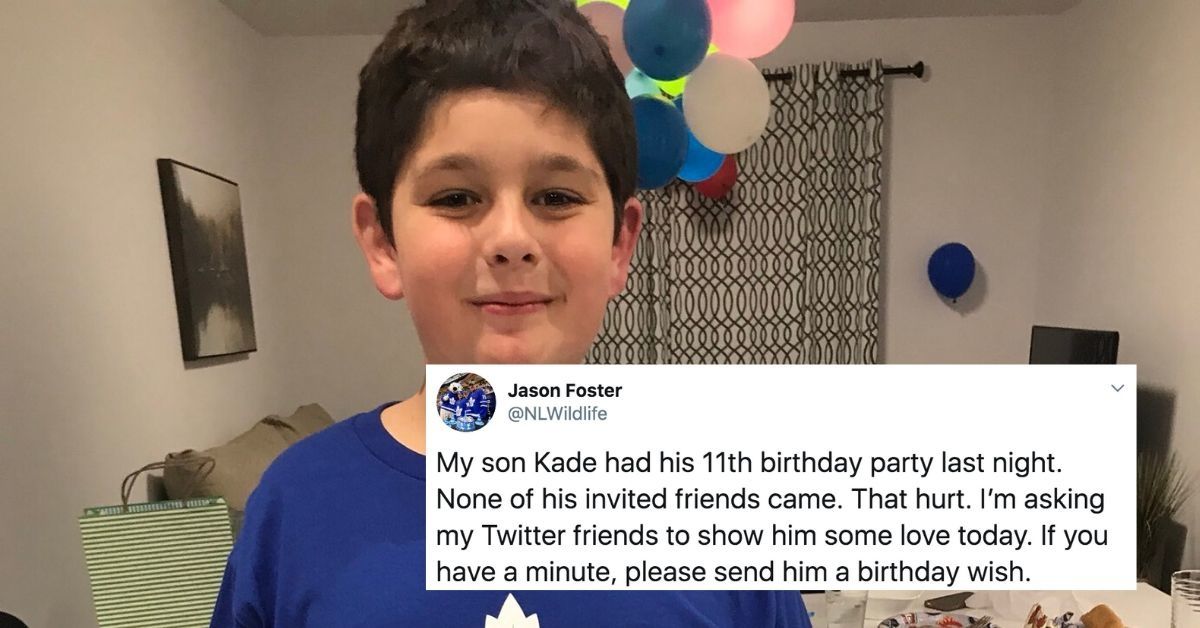 NHL Team Comes Through Big For 11-Year-Old Boy After Nobody Showed Up To His Birthday Party