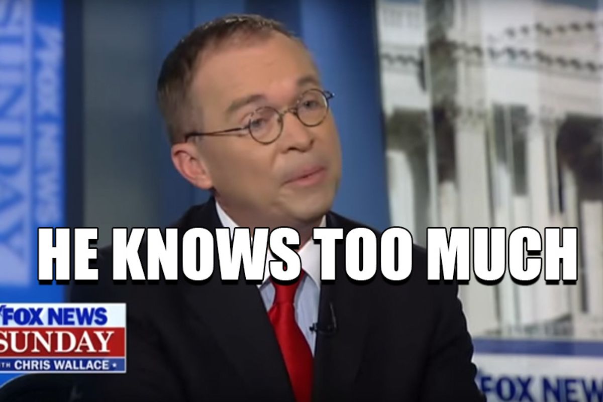 Mick? The Knife. Wonkagenda for Tues., Nov. 12, 2019