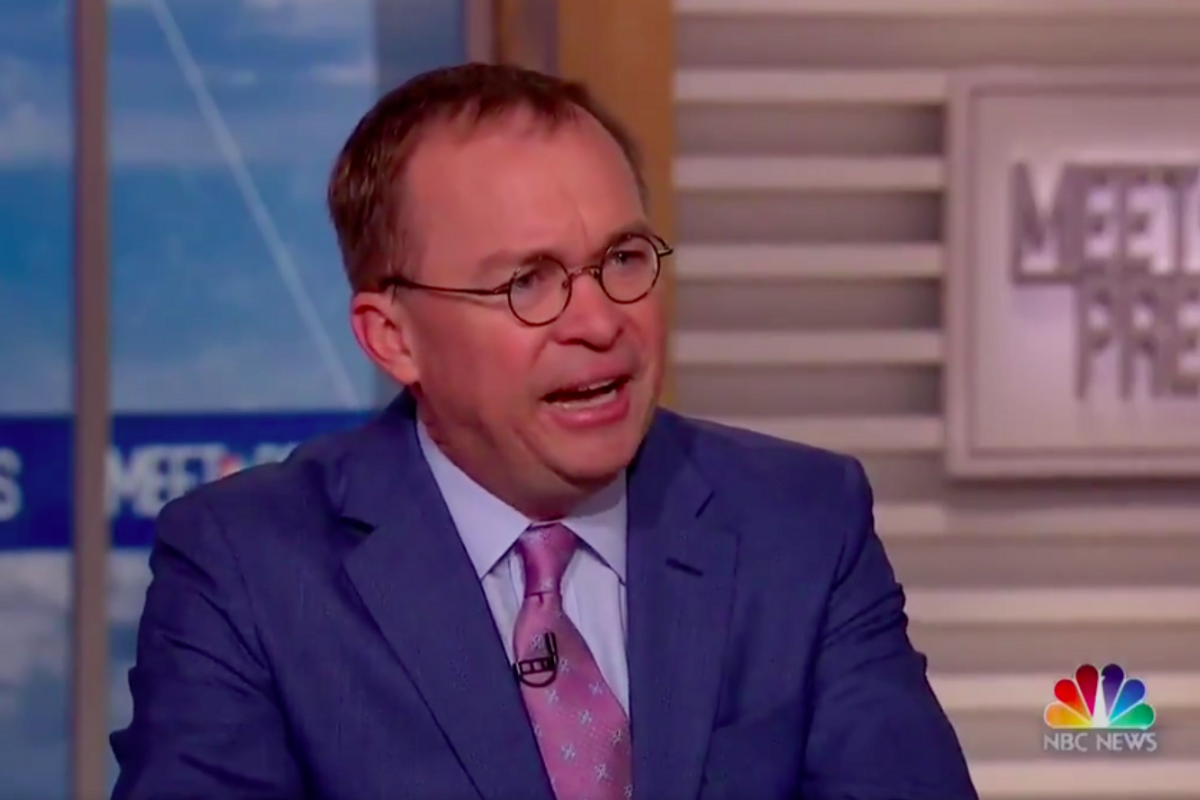 Bolton Tells Mulvaney To Find His Own Mustache Ride