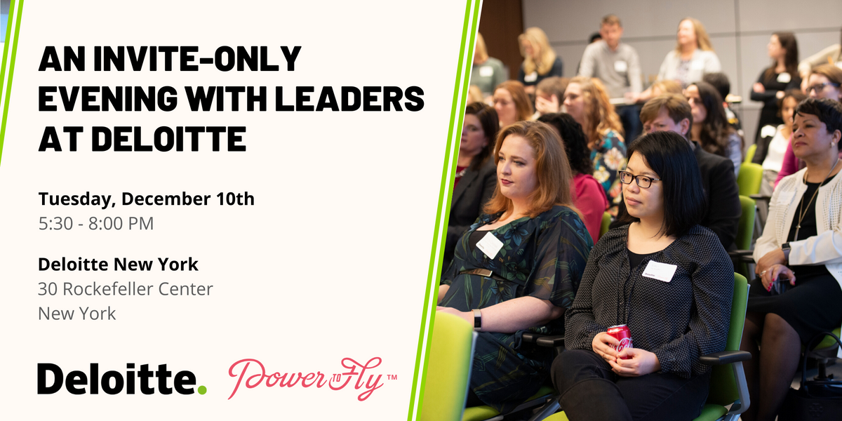An Invite-Only Evening with Leaders at Deloitte