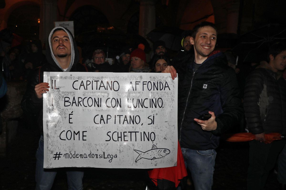 La sardina democratica vuole Salvini morto