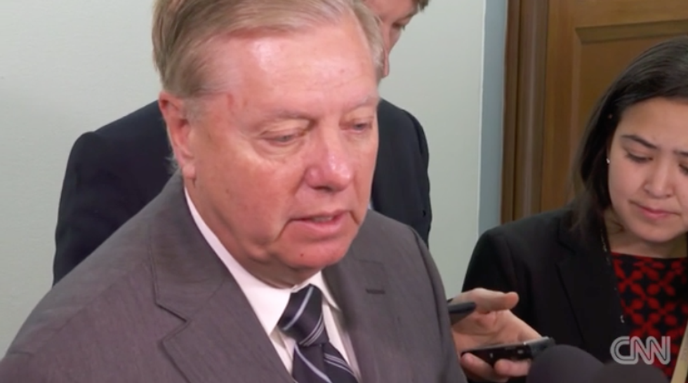 Lindsey Graham Tried to Explain Why Trump Comparing Impeachment to a 'Lynching' Was 'Accurate' and It Did Not Go Well