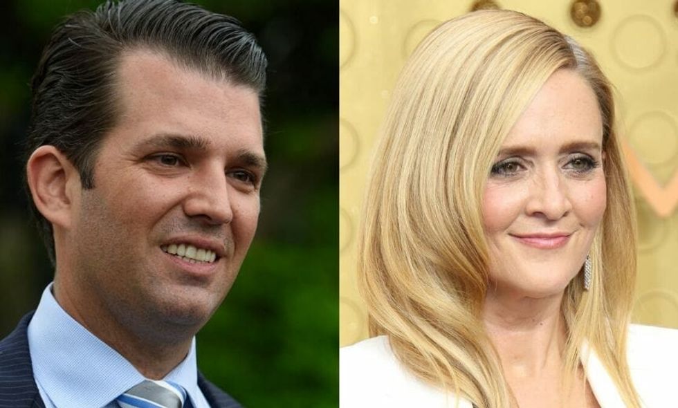 Samantha Bee Perfectly Trolls Don Jr.'s New Book With Website That Lets You Troll Rightwingers With Progressive Donations in Their Name