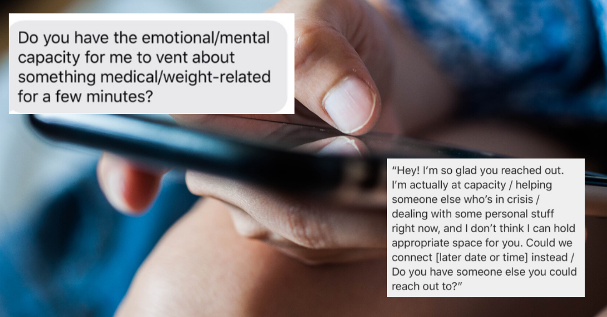 Doctor's Blunt Suggested Response For Shutting Down A Friend In Crisis Is Getting Roasted Hard