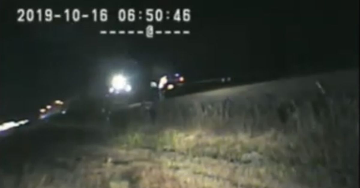 Dashcam Catches Utah State Trooper Pulling Man From Car A Split-Second Before It's Hit By A Train