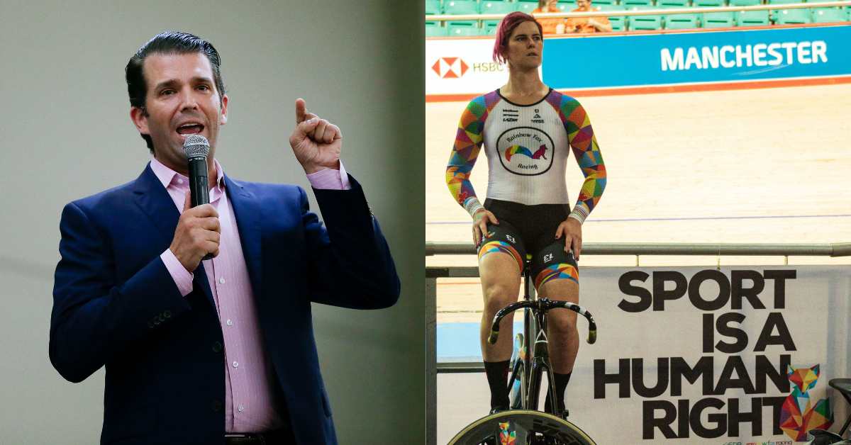 Don Jr. Cries Foul After Transgender Cyclist Wins World Championship In Record Time