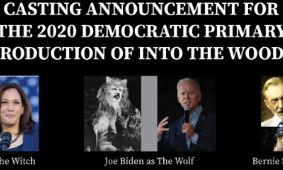 ‘Into the Woods’ Cast With Democratic Candidates Has Us Excited AND Scared
