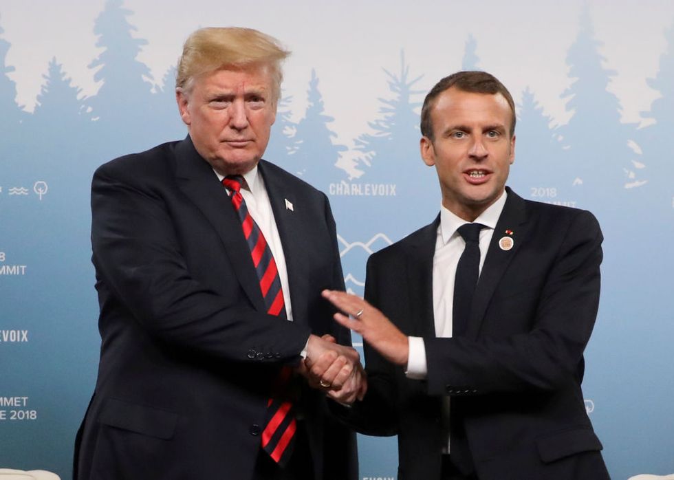 At His NATO Press Conference, Emmanuel Macron Basically Just Called Donald Trump a Liar
