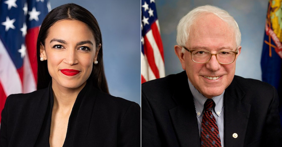 Alexandria Ocasio-Cortez and Bernie Sanders Just Teamed Up on New Legislation and People Are Pumped
