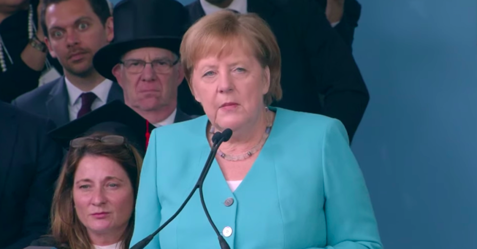 Angela Merkel's Harvard Commencement Speech Just Savagely Rebuked Donald Trump Without Even Saying His Name