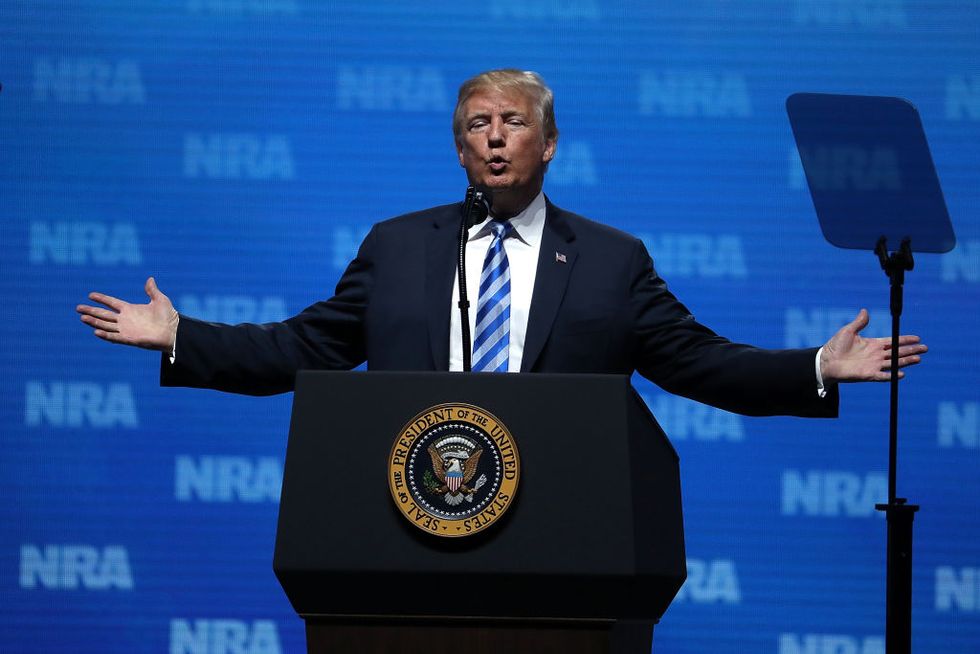 Donald Trump Is Getting Dragged for Seeming to Admit That the NRA Runs White House Gun Policy