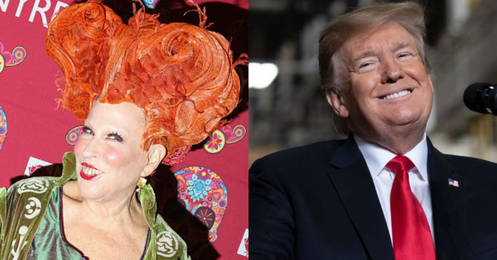 Bette Midler Just Posted a Doctored Photo of a Whole New 'Hocus Pocus' Cast Getting Revenge on Donald Trump, and Everyone Is On Board