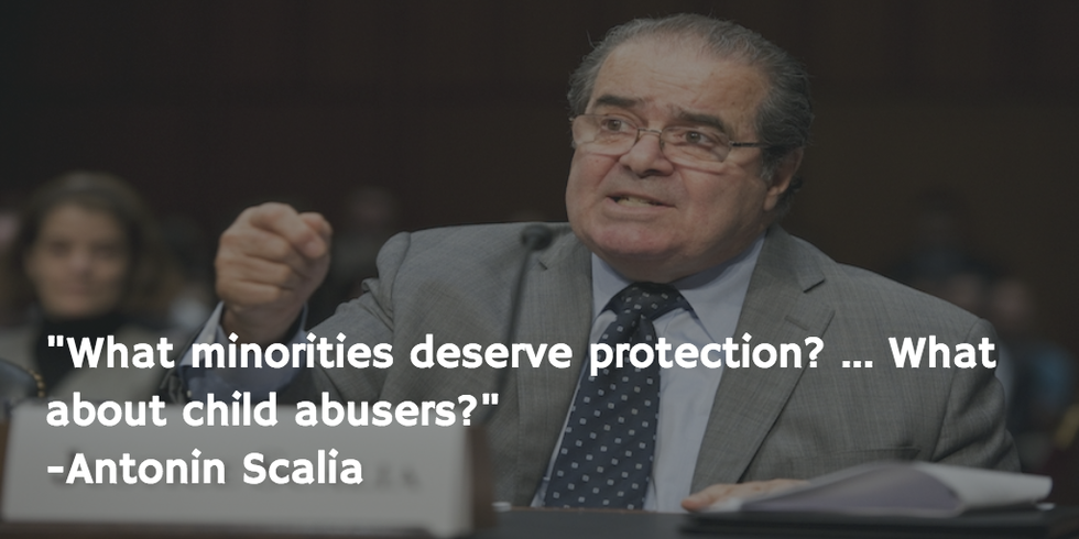 Scalia: Obergefell Logic Could Legalize Child Molestation