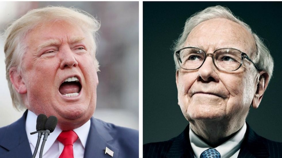 Warren Buffett Calls Trump Out, Issues Challenge