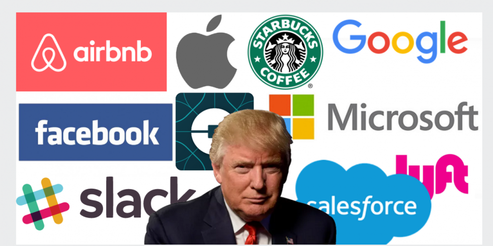 Big Brands Line Up To Oppose Trump’s Travel Ban