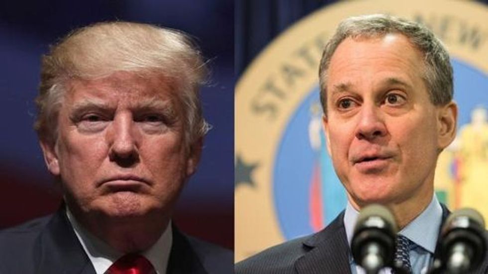 Trump Says "You're Fired” –– But NY AG Says "You're Hired."