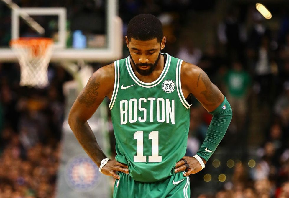 WATCH: Kyrie Irving Suffers Facial Fracture
