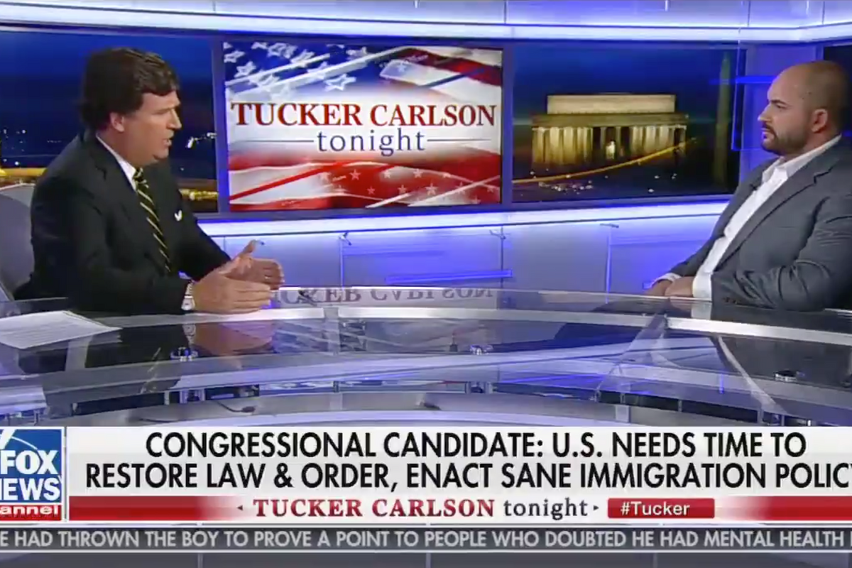 Tucker Carlson Dazzled By 'Sanity' Of White Nationalist Talking Points