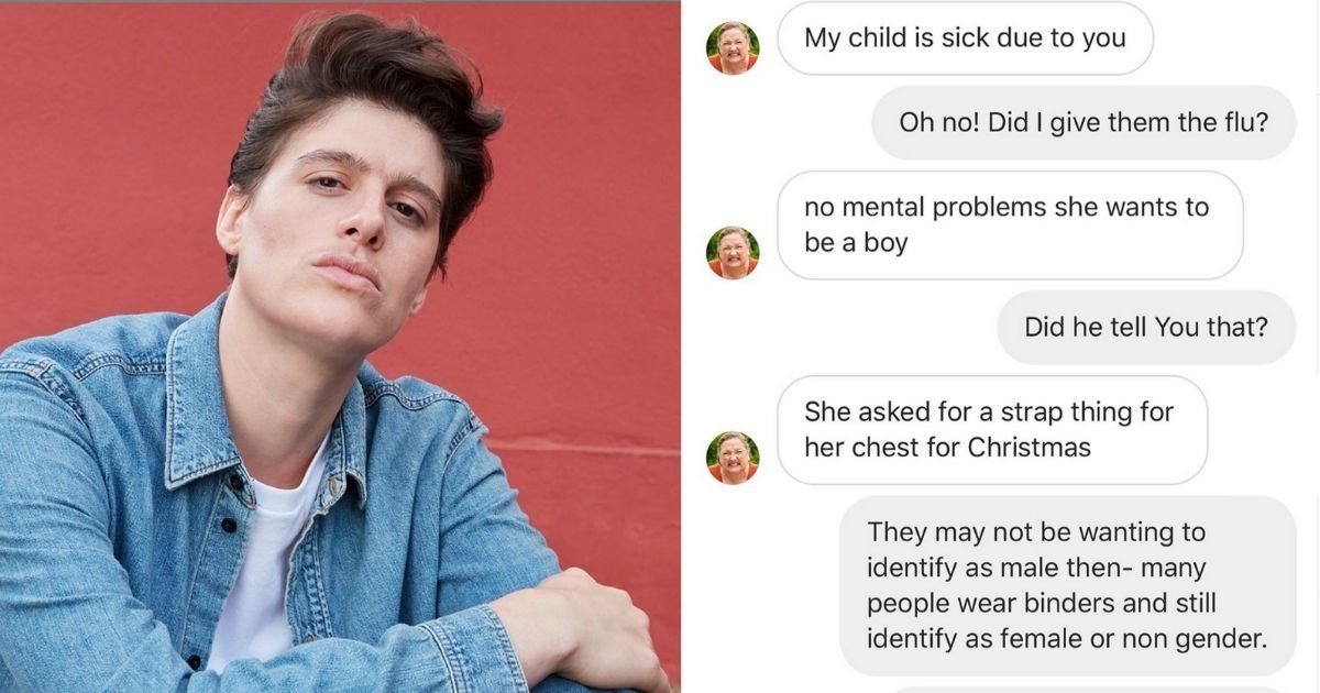 Non-Binary Model's Heartfelt Response To Being Met With Hate By An Ignorant Parent Goes Viral