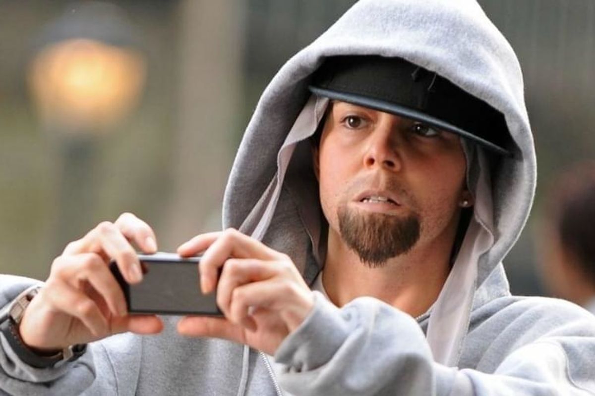Mariah Carey as Eminem in "Obsessed"