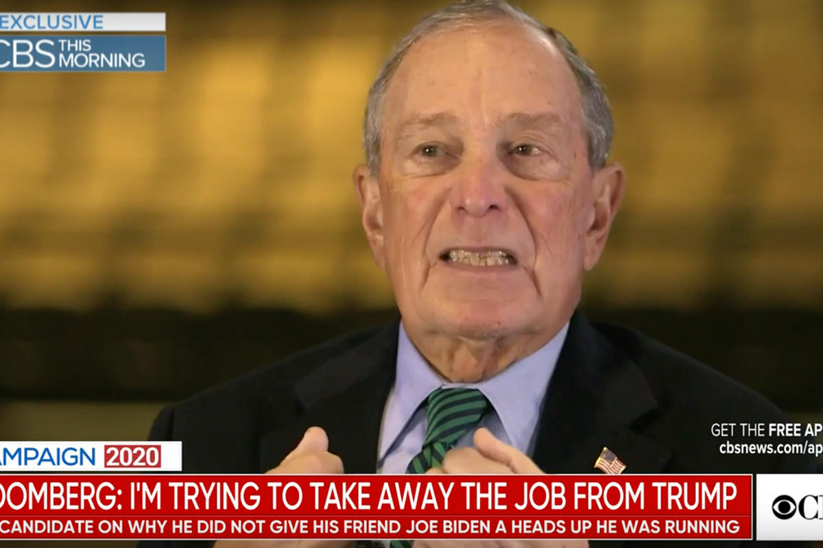 Dem Primary Polls: Voters Rejecting Bloomberg's Indecent Proposal