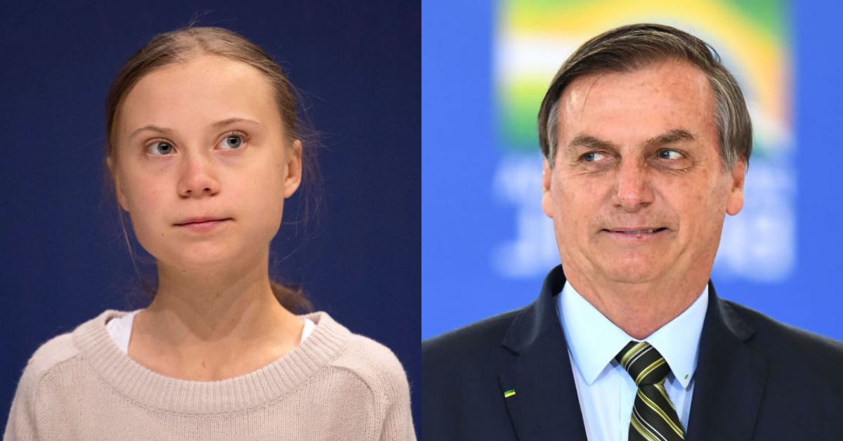 Brazil's President Called Greta Thunberg a 'Brat' and Her Response Has People Cheering