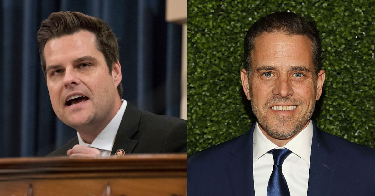 GOP Lawmaker's Attempt To Call Out Hunter Biden's Past Drug Use Turns Into Awkward Self-Own