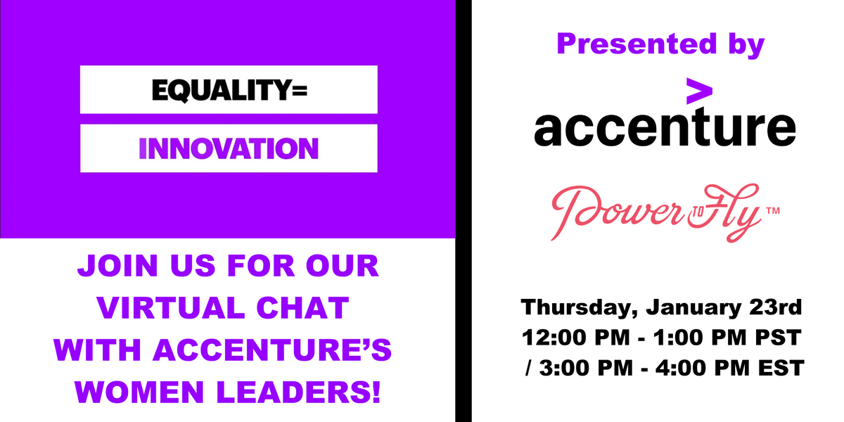 Join Us for Our Virtual Chat with Accenture’s Women Leaders!
