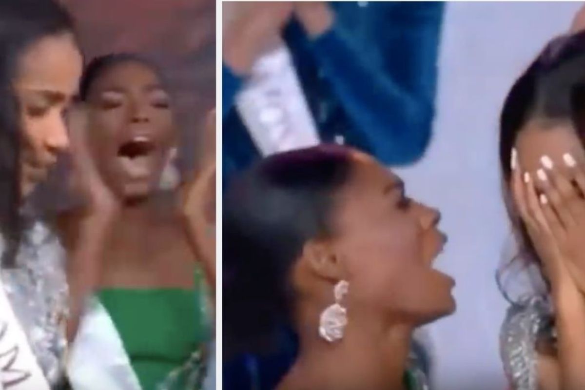 Miss Nigeria's reaction to Miss Jamaica being crowned Miss World has us all up in our feels