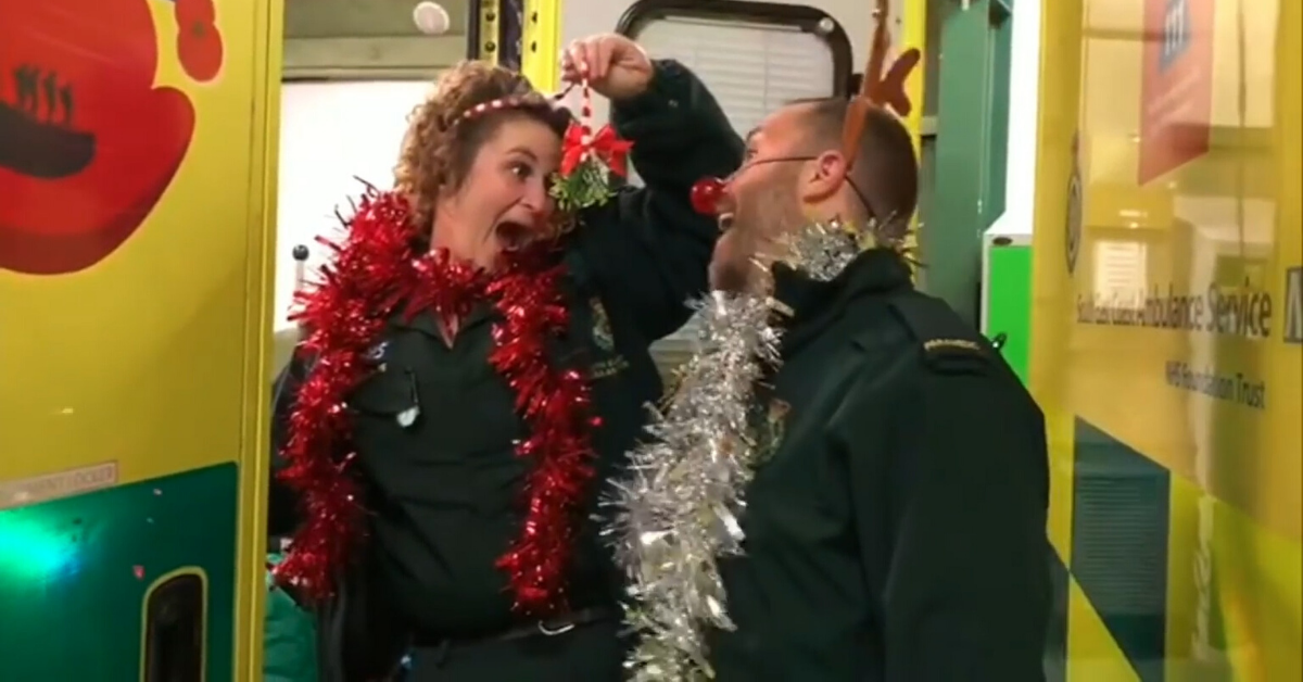 Paramedics Spread Christmas Cheer With Joyful Song And Dance Music Video