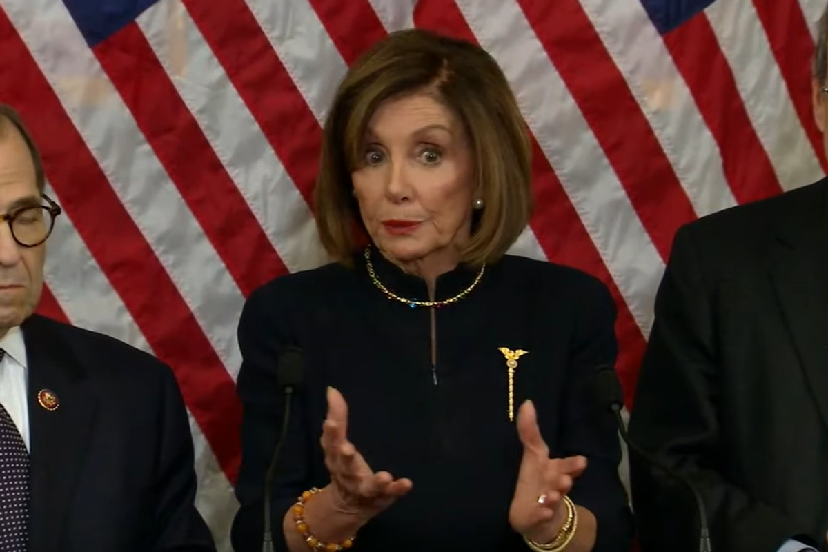 Nancy Pelosi Will Send Senate Trump Impeachment Articles When She's Good And DAMN-F*CKIN' Ready
