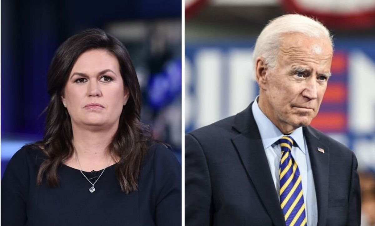 Sarah Huckabee Sanders Tried Mocking Joe Biden's Stutter During the Democratic Debate, He Made Her Instantly Regret It