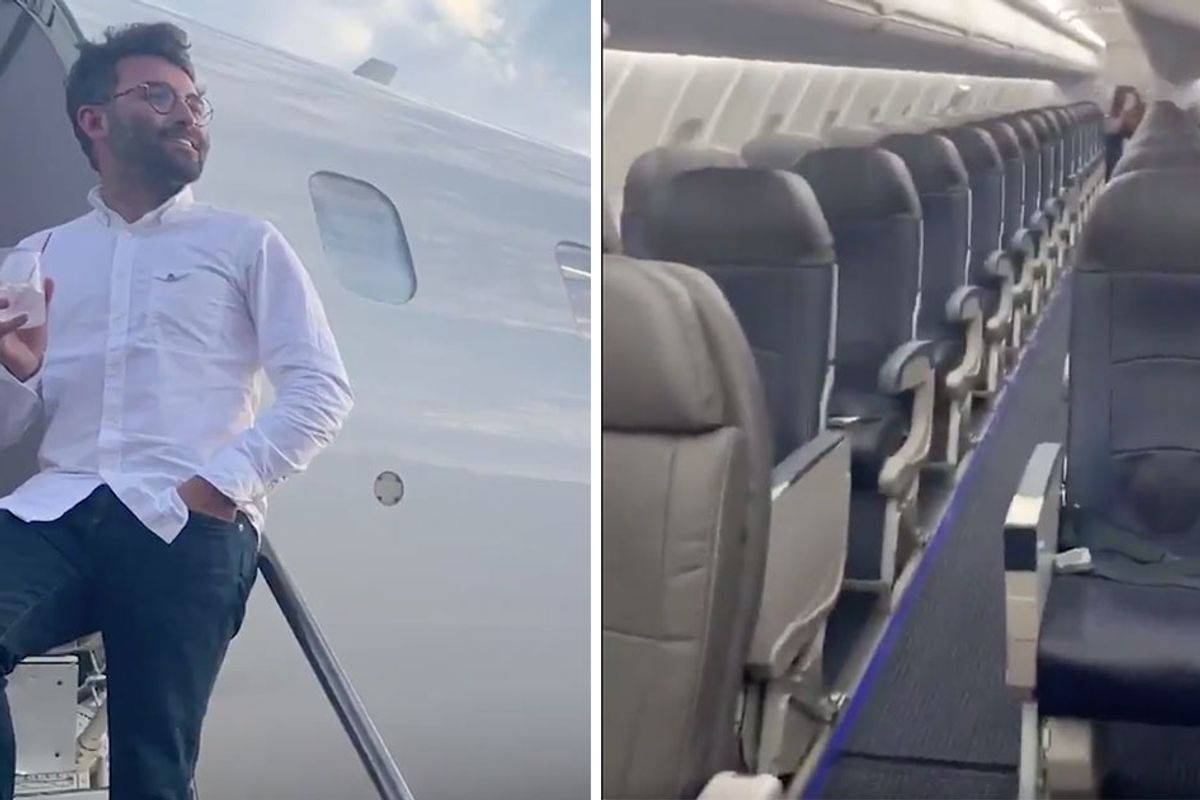 Remember the viral video of someone with a Delta flight to themselves? There’s more to the story.