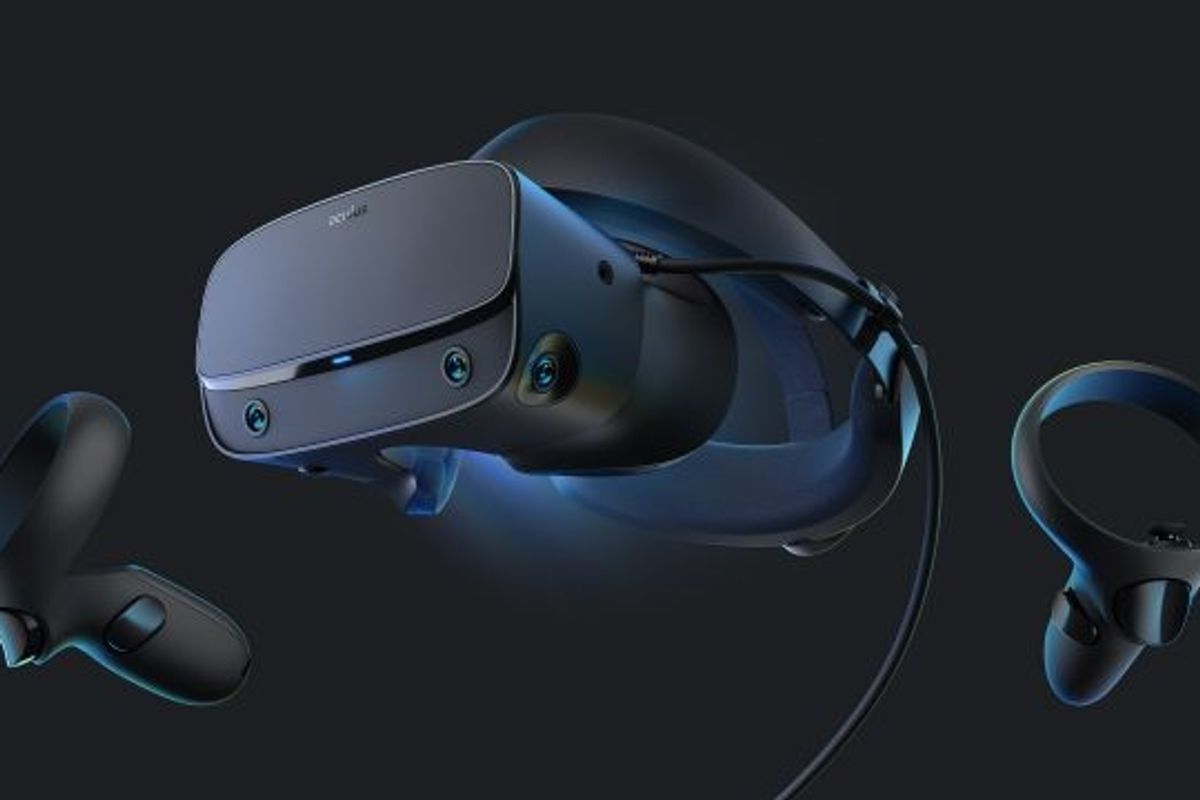 Image of the Oculus Rift S virtual reality headset