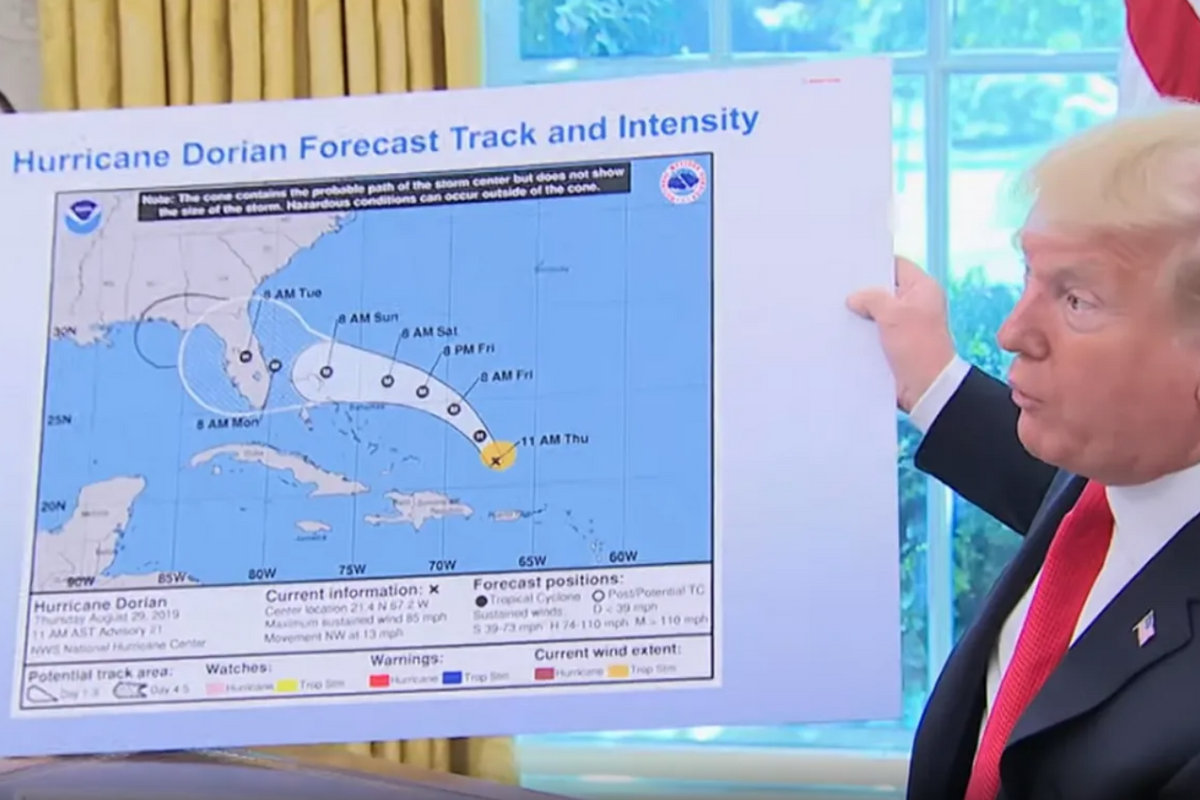 Trump Now Drawing Sharpie-Dicks On Hero Dogs Instead Of Hurricane Maps