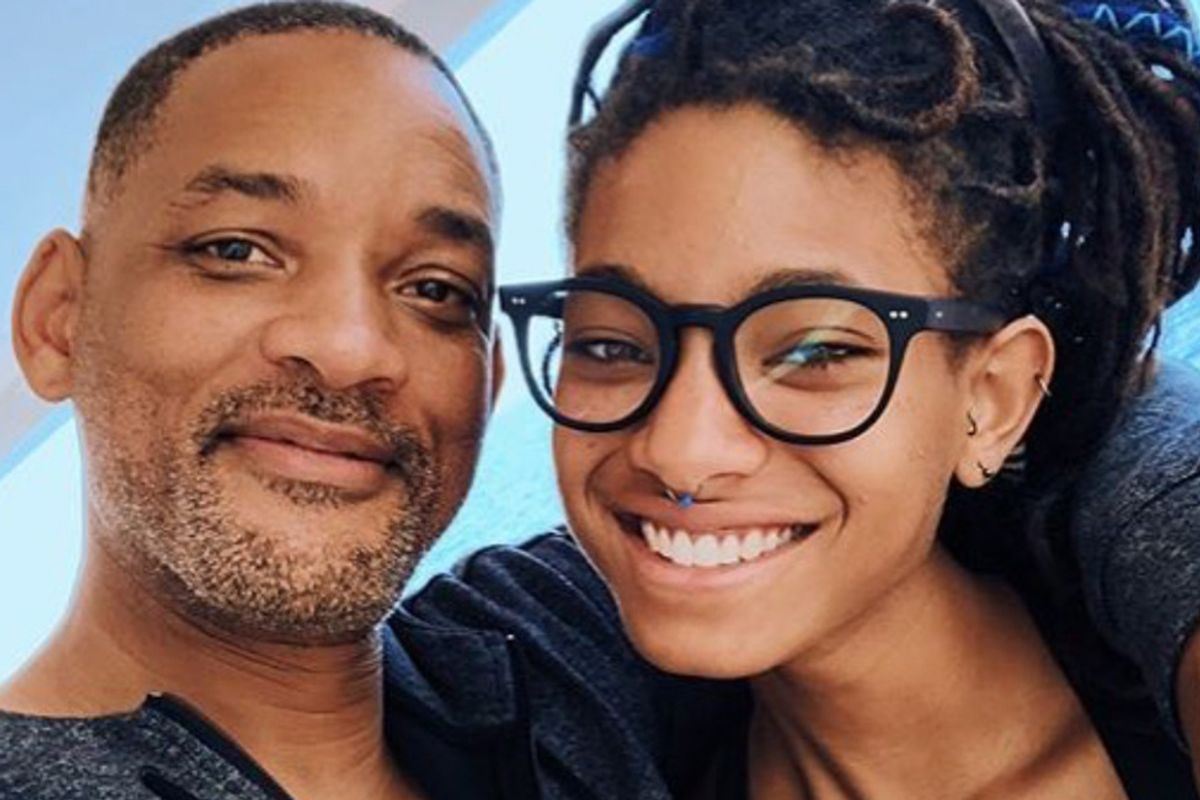 Willow Smith educates her dad when he makes insensitive period jokes