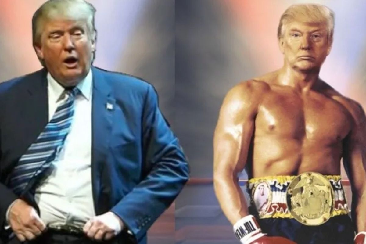 Trump posted a ridiculous meme of himself as Rocky and the responses are a unanimous TKO