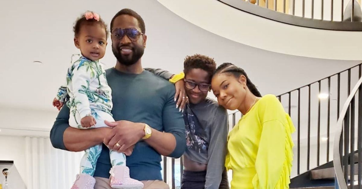 Dwyane Wade Gracefully Defends 12-Year-Old Son After Trolls Shame Him For His Appearance In Family Photo