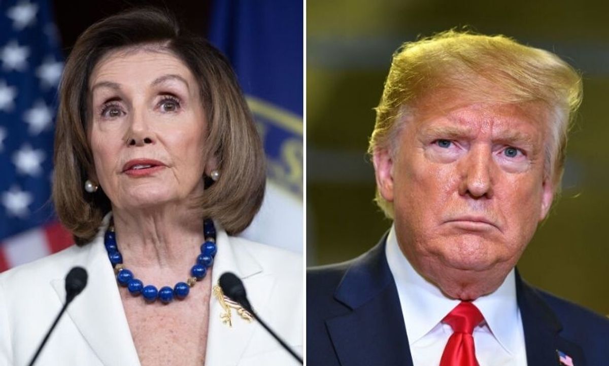 Nancy Pelosi Fired Back at Reporter Who Asked If She 'Hates' Donald Trump and Now Trump Is Lashing Out at Her for It