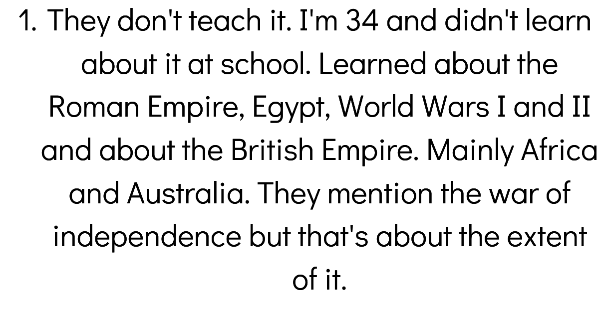 British People Explain How They Were Taught About The American Revolution In School