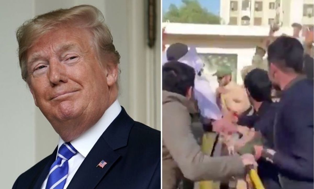 People Are Calling Trump Out for Hypocrisy After He Arrived at His Golf Club as Protesters Storm the Baghdad Embassy