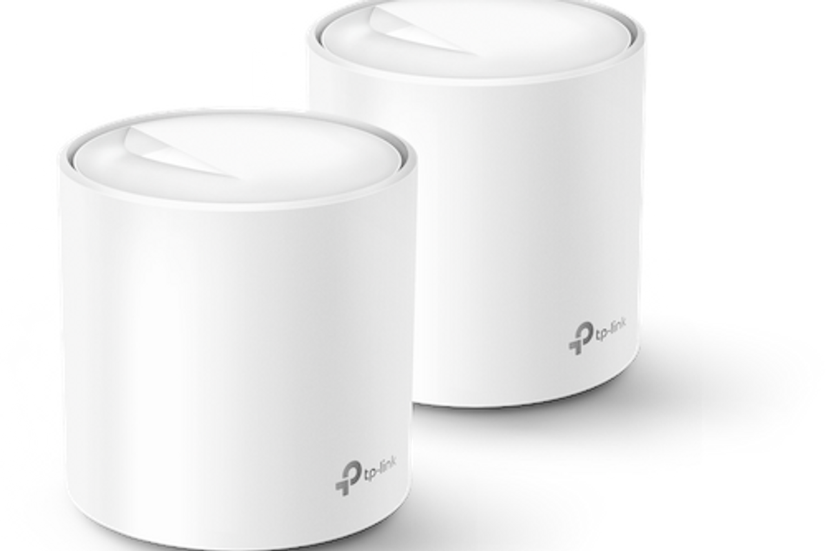 The TP-Link Deco X60 dual-band Wi-Fi 6 mesh routers