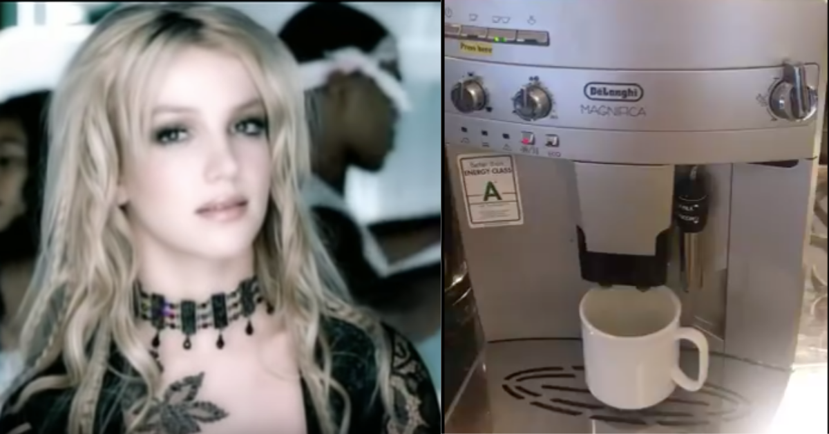 A Whole Bunch Of Coffee Machines Apparently Sound A Lot Like The Opening Of Britney Spears' Song 'Stronger'