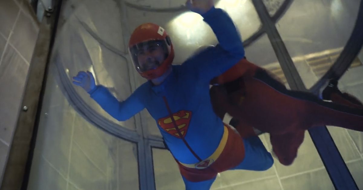 Wheelchair User Marvels At How 'Free' He Felt After Indoor Skydiving