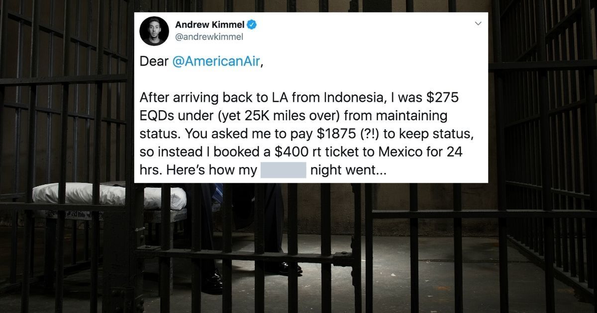 Man's Last-Minute Flight To Mexico For The Miles Lands Him In Jail With A New 'Crush' From Africa In Wild Tale